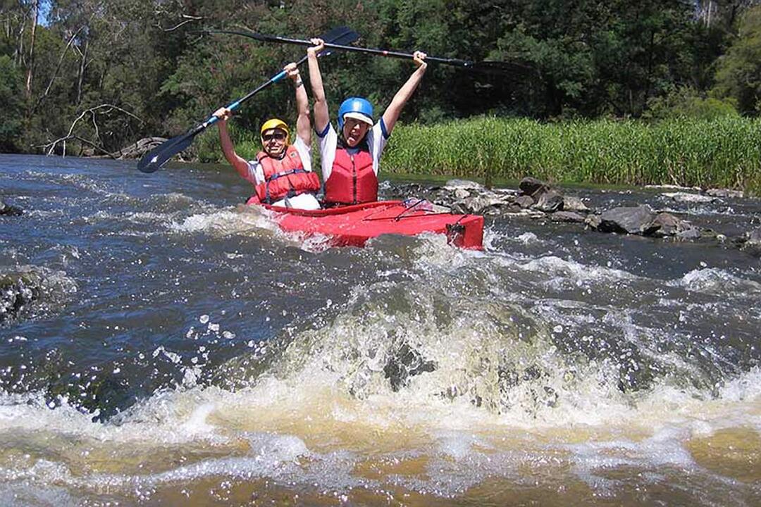 Kayaking and Abseiling Day with Transfers Melbourne VIC
