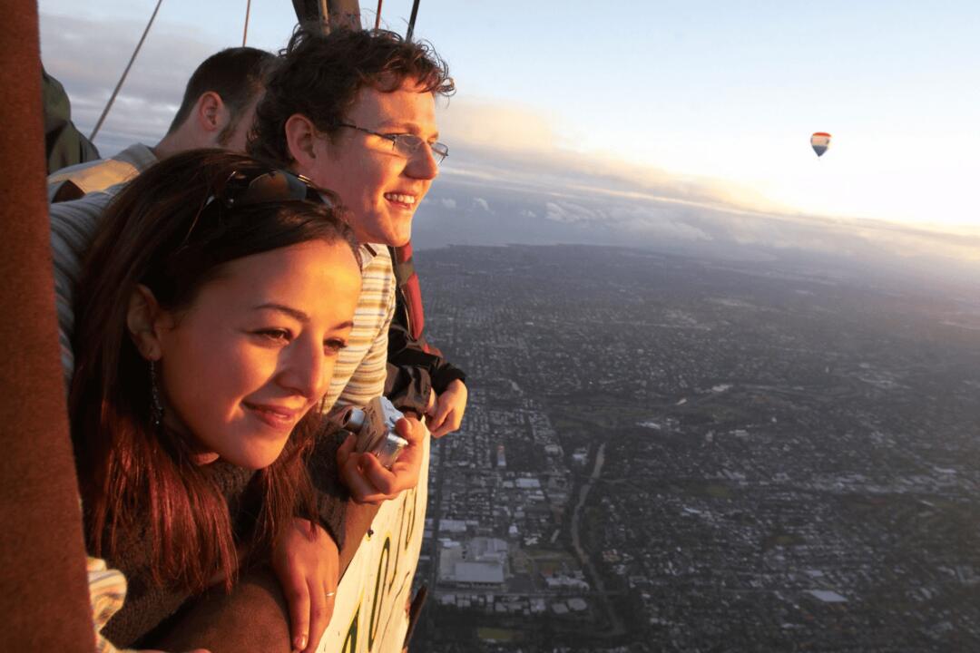 Hot Air Balloon Flight Over Melbourne Melbourne VIC