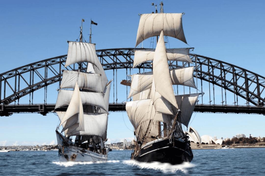 Australia Day Tall Ship Race Sydney NSW
