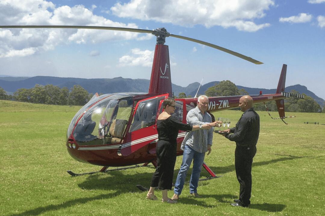 Sirromet Winery Helicopter Flight Brisbane QLD