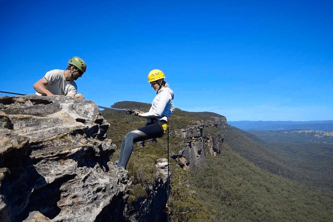 Full Day of Abseiling and Rock Climbing Katoomba NSW