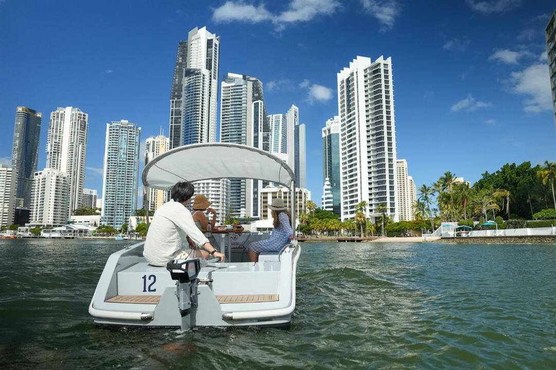 2-Hour Electric GoBoat Picnic Adventure Isle of Capri QLD