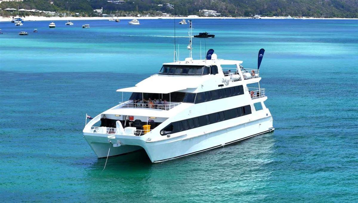 Luxury Sunset Broadwater Cruise Muriel Henchman Public Pontoon QLD
