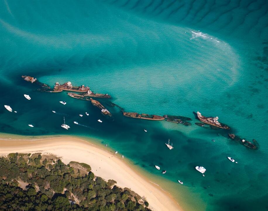 Tangalooma VIP Helicopter Scenic Flight for 6 Main Beach QLD � Experience