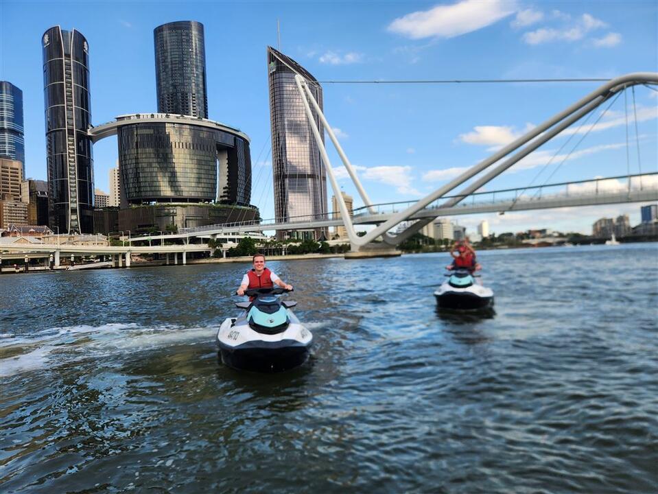 Thrilling Brisbane Jet Ski Voyage Brisbane River QLD