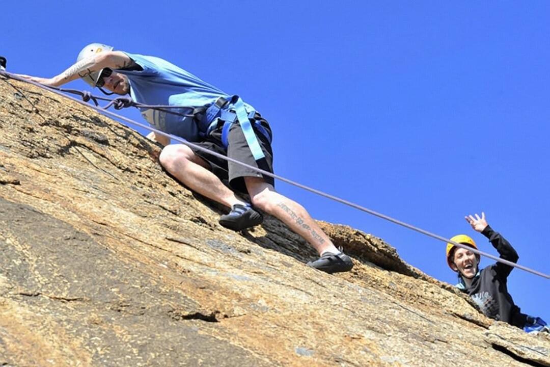 Rock Climbing and Abseiling Day with Transfers Melbourne VIC