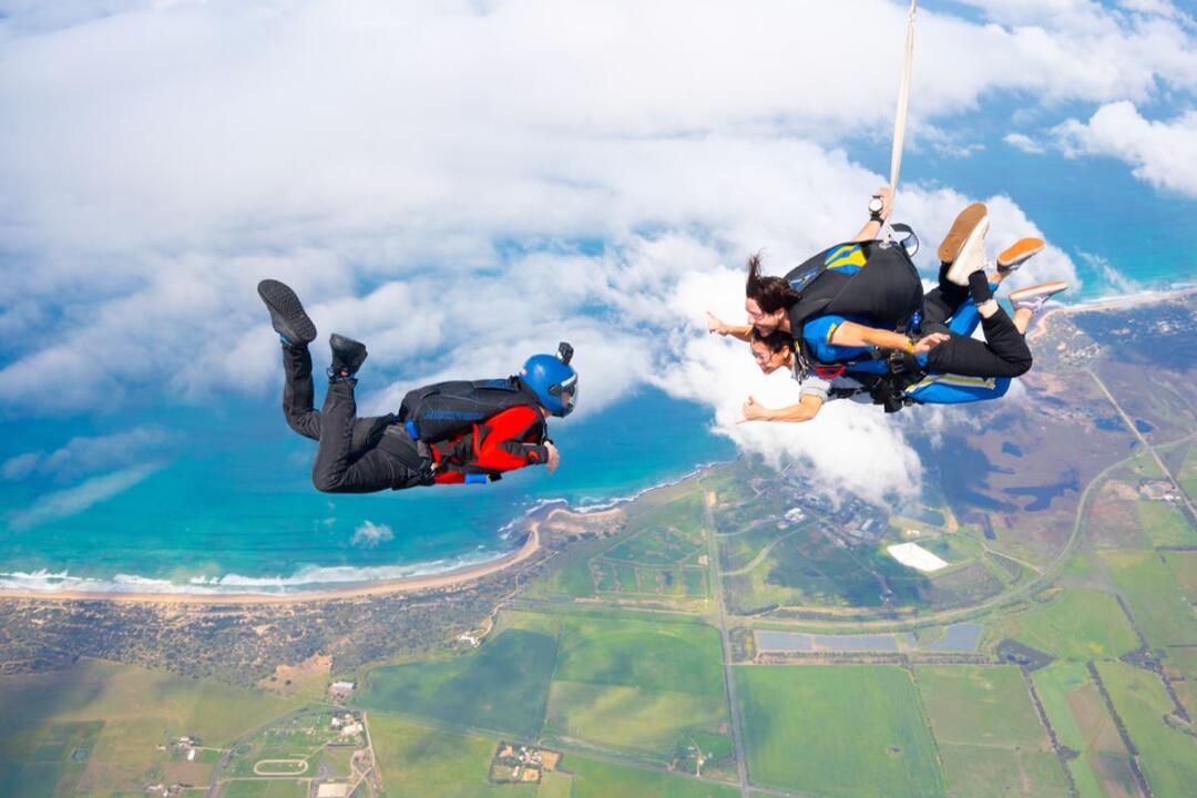 Tandem Skydive over St Kilda Beach St Kilda VIC