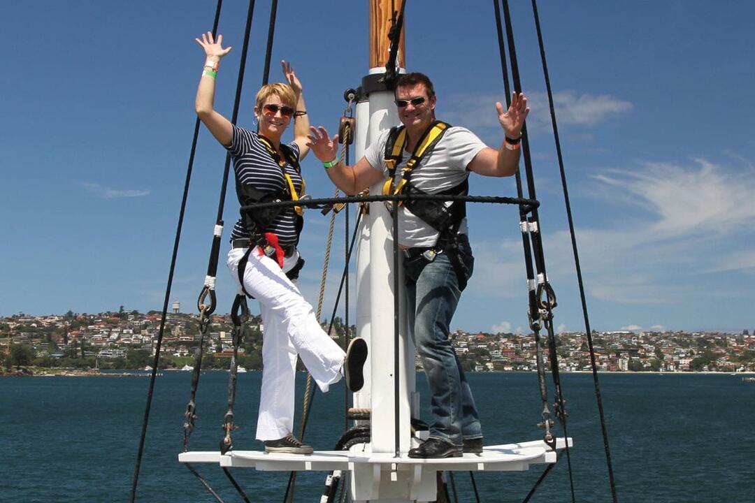Tall Ship Laser Clay Shooting with Mast Climb Sydney NSW
