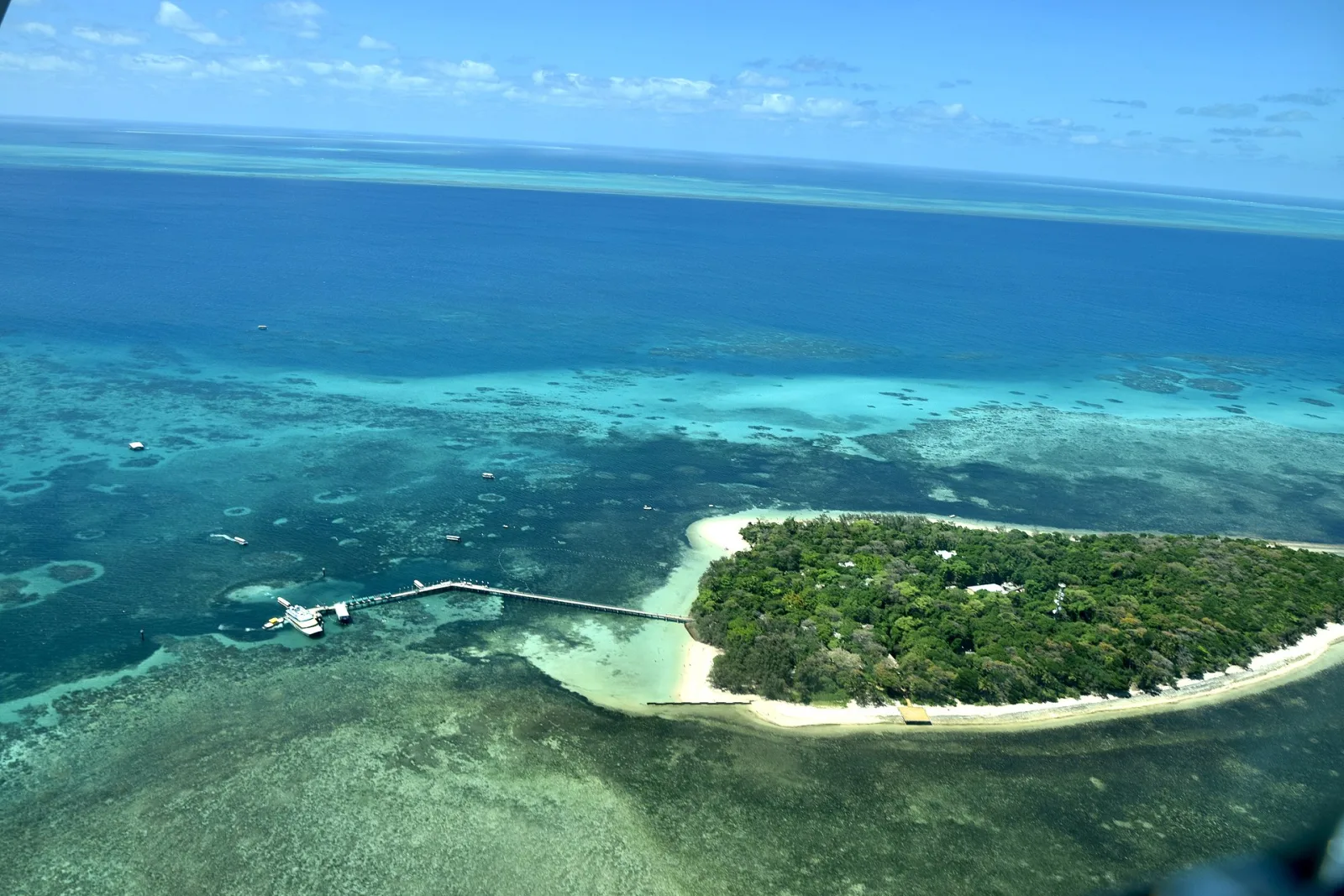 Great Barrier Reef off Cairns coast