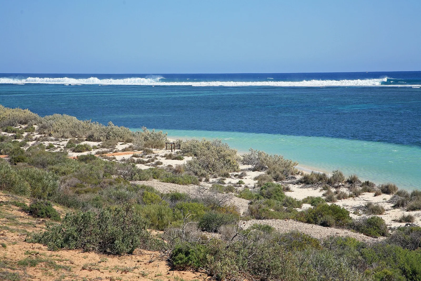 Ningaloo Reef, ein etwa 250 Kilometer langes Korallenriff an der Westküste Australiens – ein UNESCO-Welterbe.